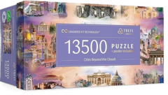 Puzzle 13500 piese - Orase de dincolo de nori