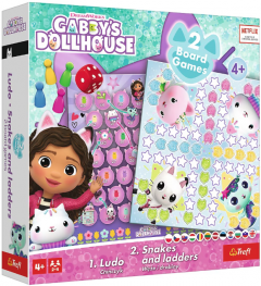 Joc - Dream Works Gabby's Dollhouse 2in1 - Ludo si Serpisori Scari