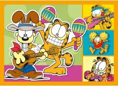 Puzzle 4 in 1 - Lui Garfield ii place Lasagna