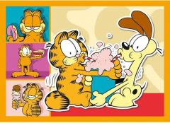 Puzzle 4 in 1 - Lui Garfield ii place Lasagna