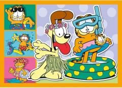 Puzzle 4 in 1 - Lui Garfield ii place Lasagna
