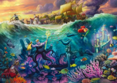 Puzzle 1000 piese - Disney - Mica Sirena - Ursula
