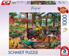 Puzzle 1000 piese - Casuta din gradina