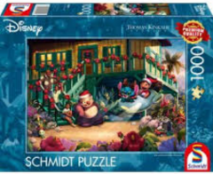 Puzzle 1000 piese - Disney - Lilo & Stitch - Craciun Aloha