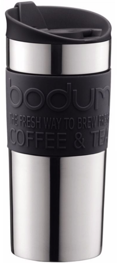 Cana de calatorie - Vaccum Travel - Argintiu