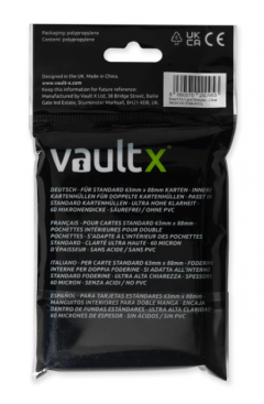 Set 100 folii protectie cartonase - Exact Fit - Vault X