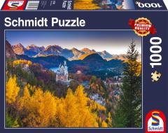 Puzzle 1000 piese - Autumnal Neuschwanstein