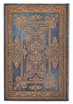 Agenda 2026 - Paperblanks - Blue Luxe (Luxe Design) - Mini 12-Month Verso Hardcover Flexi