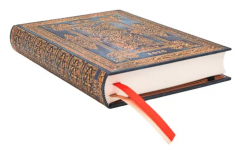 Agenda 2026 - Paperblanks - Blue Luxe (Luxe Design) - Midi 12-Month Day-at-a-Time Hardcover Flexi