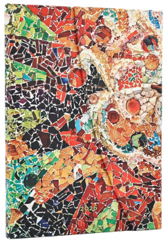 Agenda 2026 - Paperblanks - Gaudi's Sun (Gaudi’s Mosaics) - Midi 12-Month Verso Hardcover Flexi