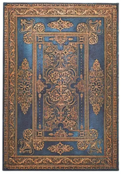 Agenda 2026 - Paperblanks - Blue Luxe (Luxe Design) - Grande Vertical Hardcover Flexi