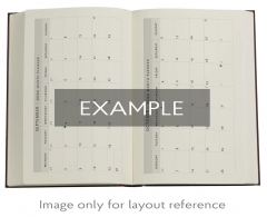 Agenda 2026 - Paperblanks - Morris Birds (William Morris) - Mini 12-Month Horizontal Softcover Flexi