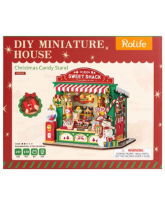 Puzzle 3D 170 piese - Casuta Christmas Candy Stand