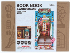 Puzzle 3D 196 piese - Book Nook & Wonderland Street Scene