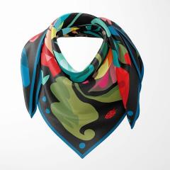 Esarfa - Copacul vietii - Negru 65cm