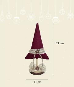 Decoratiune de Craciun - Brad de Craciun Burgundy Linen