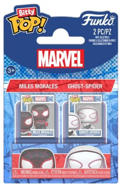 Set 2 figurine - Bitty Pop! Marvel: Miles Morales & Ghost-Spider