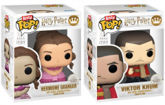Set 2 figurine Harry Potter - Bitty Pop! Hermione Granger & Viktor Krum - Funko