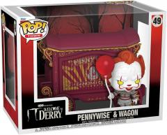 Figurina Pennywise & Wagon - IT: Welcome to Derry - Pop! Town - Funko