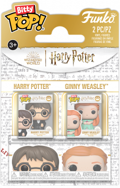 Set 2 figurine Harry Potter & Ginny Weasley - Bitty Pop! - Funko