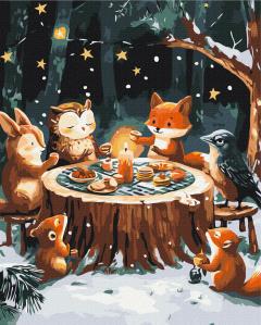 Set pictura pe numere - Petrecere cu ceai