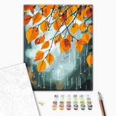 Set pictura pe numere - Ploaie de toamna