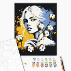 Set pictura pe numere - Floarea puterii - Anna Hrytsiuk