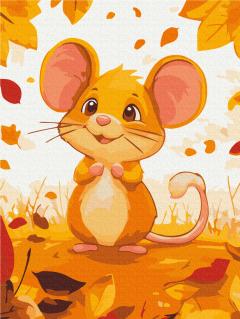 Set pictura pe numere - Soarece dragut