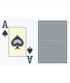 Carti de joc - Copag Gold Texas Hold Em Plastic Jumbo Index - Negru