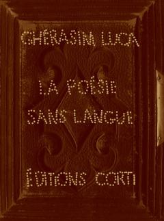 La poesie sans langue