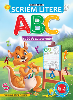 Scriem litere ABC cu 70 de autocolante