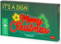 Obiect decorativ - Merry X-Mas - Neon-Effect