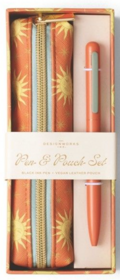 Set penar etui + pix - Terracotta Sun