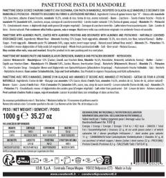 Panettone - Crema de migdale