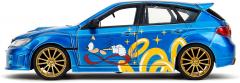 Set masinuta metalica si figurina - The Hedgehog - Sonic & Subaru Impreza WRX STI 2012