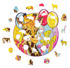 Puzzle clasic 110 piese - Graceful Giraffe