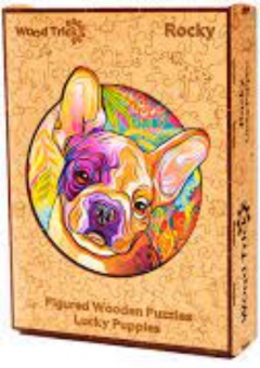 Puzzle de lemn 107 piese - Lucky Puppies