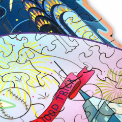 Puzzle lemn 286 piese - New Yorkshire