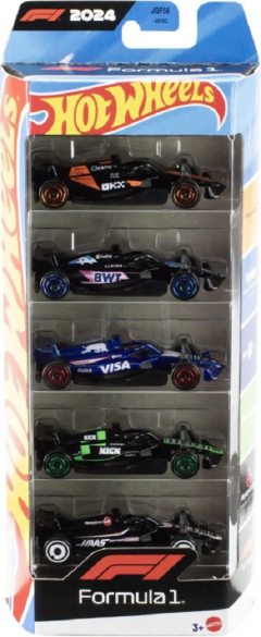 Set 5 masinute metalice - Formula 1 2024