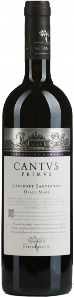 Vin rosu - Cantus Primus - Cabernet Sauvignon, 750 ml