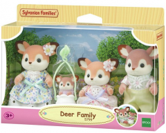 Set 4 figurine - Familia Sylvanian - Familia Caprioarelor