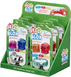 Set constructie - Jelly Blox - Prietenii de la ferma, 3 piese, mai multe culori