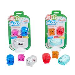 Set constructie - Jelly Blox - Prietenii de la ferma, 3 piese, mai multe culori