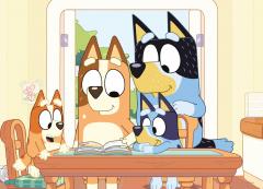 Puzzle de colorat 24 piese - Bluey