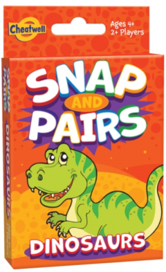 Joc de carti 2 in 1 - Dinozauri veseli