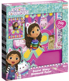 Set DIY - Gabby’s Dollhouse - Jurnalul meu cu diamante