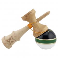 Jucarie de indemanare - Kendama X - Sticky Royal Spike Negru/Verde/Alb