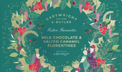 Florentine cu ciocolata cu lapte si caramel sarat- Cartwrighr & Butler, 100 g