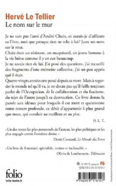 Le nom sur le mur