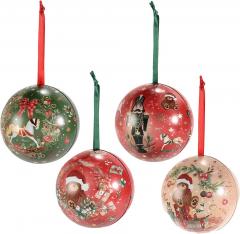 Glob metalic cu praline belgiene (diverse modele, pret pe bucata)